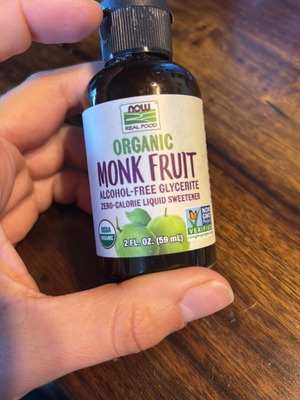 Monk fruit sweetener used, lightly used