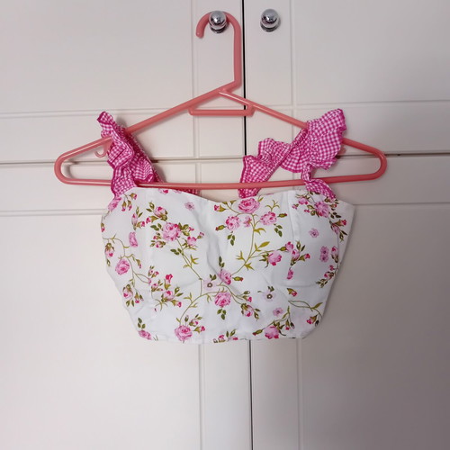 Karavan Clothing Floral Crop Top Corset like new, one size