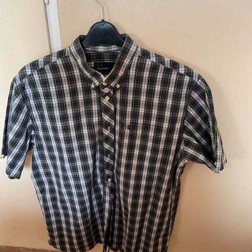 Fred Perry shirt like new, size Large, blue