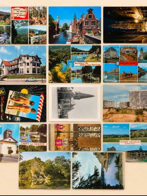 Belgium collectible postcards set of 15