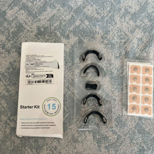 Magnetic Nasal Dilator Clips set of 4 with 30 adhesive strips new