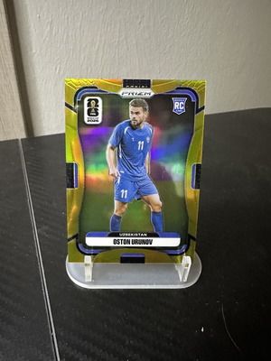 2026 Panini Prizm Fifa World Cup Oston Urunov χρυσή κάρτα καινούργια