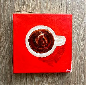 Coffee mug painting