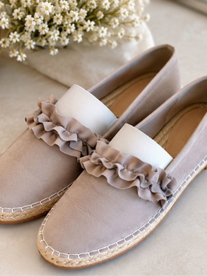 Reserved espadrilles beige slip-on size 41 like new