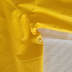 Yellow Nitscerada Large like new, raincoat size with hood