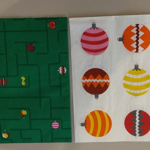 Christmas napkins new, set of 3 pieces