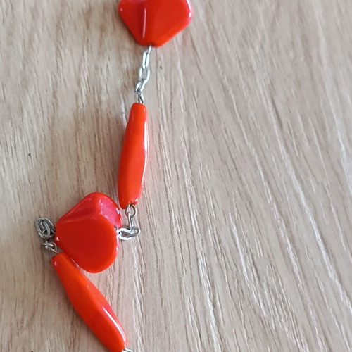 Vintage long necklace 84 cm, like new, 80s style