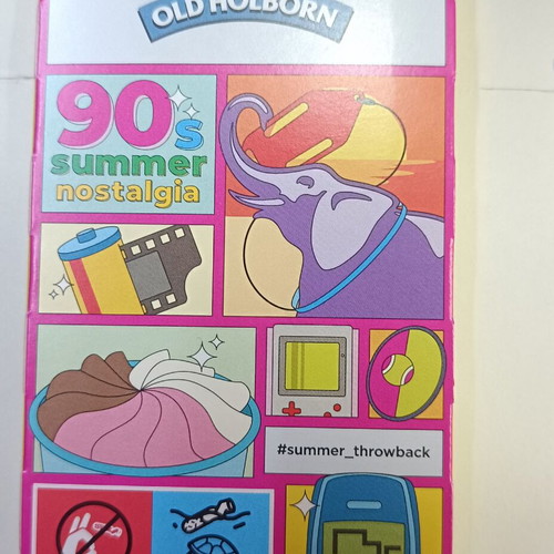Old Holborn Xslim 5.7g cigarette filters special edition 90s summer nostalgia