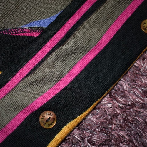 Bitte Kai Rand 100% Merino Wool Women's Vest Size S used, colorful