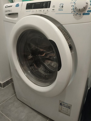 Πλυντήριο Candy Smart 8kg 1200 στροφών με Smart Touch σαν καινούργιο
