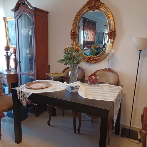 Dining table like new, extendable, wenge color, 1.20x0.90 m