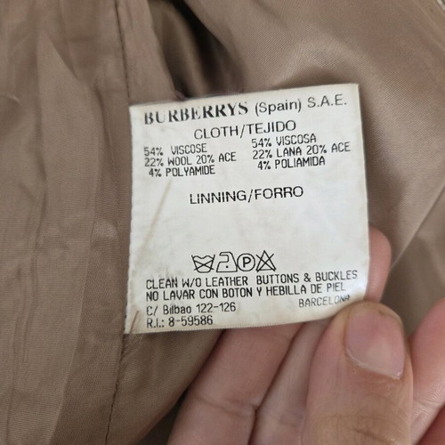 Burberry vintage blazer jacket like new, beige and brown tweed