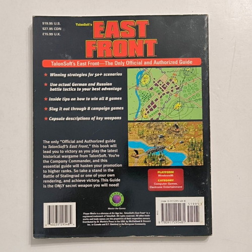 Strategy Guide - East Front like new, in English