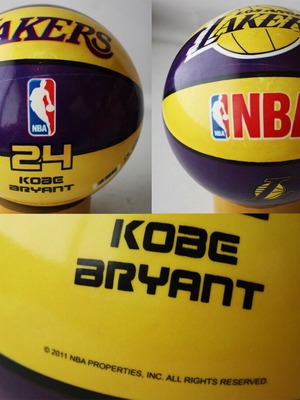 Plastic ball 2011 NBA Los Angeles Lakers Kobe Bryant new