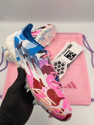 BAPE x F50 Elite Fg Adidas football shoes brand new with grip socks
