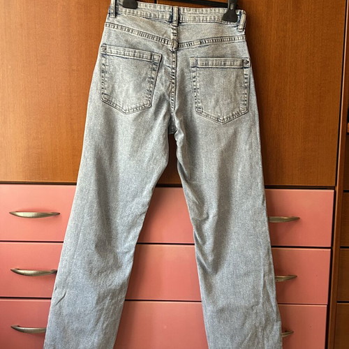 Esmara high waist straight fit jeans, blue, size 36