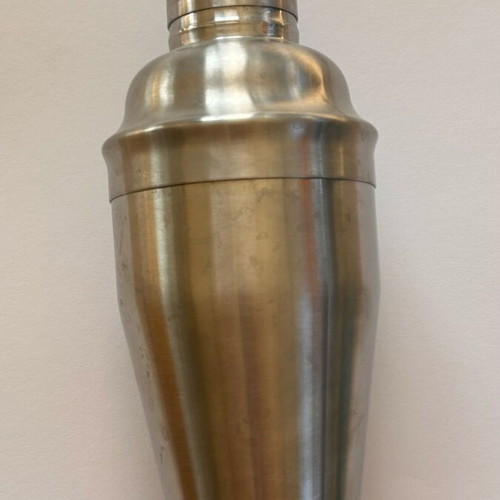 Stainless Steel Cocktail Shaker classic bar mixer set like new
