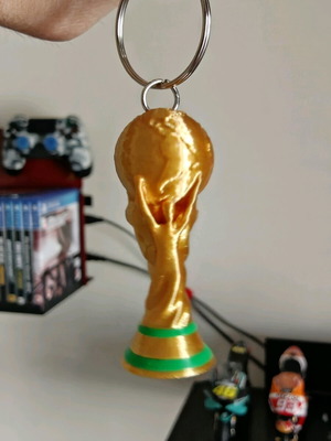 World Cup Keychain 3D Printed made to order