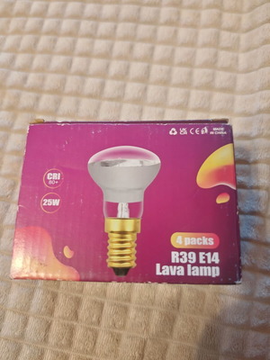 LEDlight1 R39 E14 25W λάμπες για λάβα λάμπα, πακέτο 4 τεμάχια