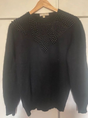 Glamour women's sweater used with pearls and beads, size XL