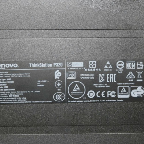 Lenovo P320 workstation restored with Xeon E3-1220, 16GB RAM, 240GB SSD and 1TB HDD