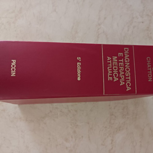 Diagnostica e Terapia Medica Attuale book like new, Italian