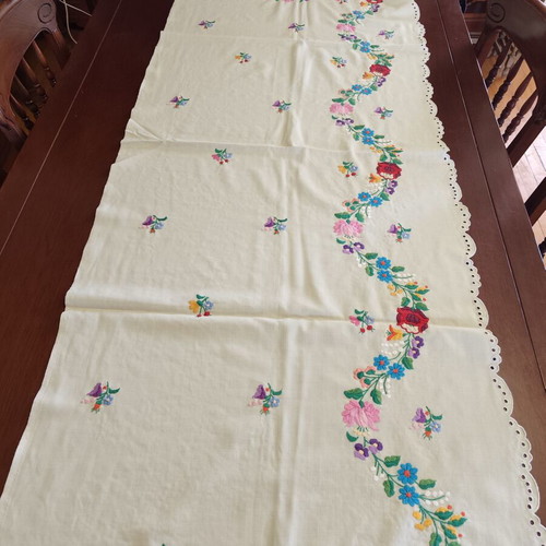 Embroideries used, set of 2, 160 x 65 cm each