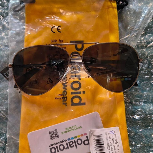 Polaroid PLD8073/S GUA/M9 Aviator Sunglasses new, polarized, grey