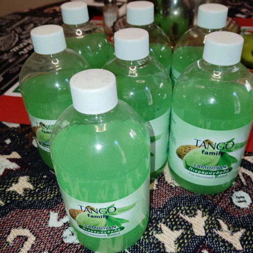 Tango Family shampoo with bitter almond scent, pack of 7, 400 ml new