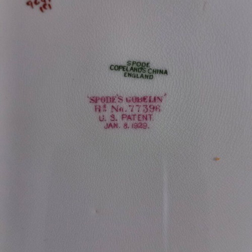 Copeland SPODES 1929 plate pair like new