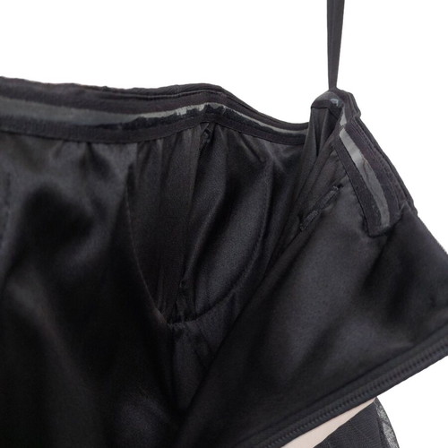 Strapless evening dress Damiani like new, black with champagne details