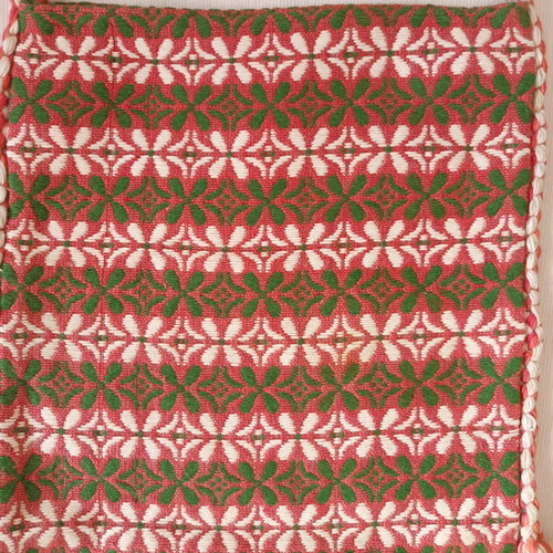 Old bag like new made of cotton and rayon