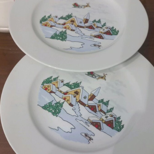 Christmas decorations used, set of 7 pieces