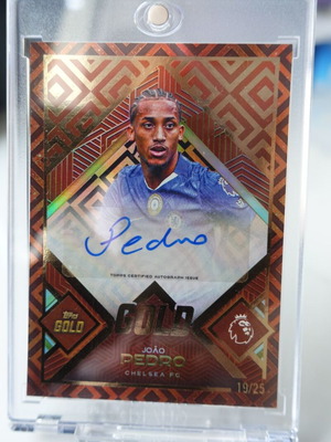 Topps Premier League Gold 2025-26 Joao Pedro αυτόγραφη κάρτα Chelsea FC limited edition