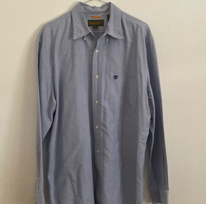 Timberland baby blue  bottom-up shirt