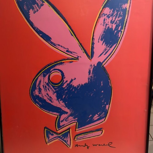 Playboy Andy Warhol collectible poster