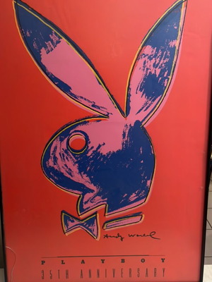 Playboy Andy Warhol collectible poster