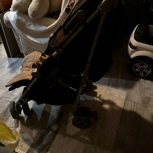 MacLaren baby stroller Techno XLR used, black beige