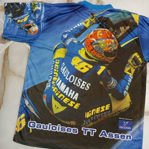 Yamaha T-shirt XL used, colorful