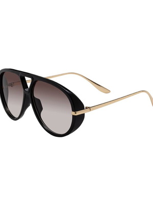 Pervedere Unisex Sunglasses Like New, Black and Gold