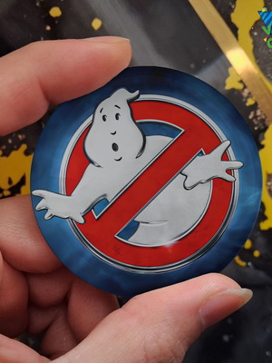 Ghostbusters pin new, 6 cm diameter