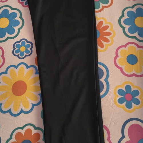 Champion shiny lycra straight pants like new, black, size L