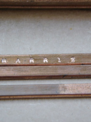 Harris 0 Copper Soldering Rods pack of 10 like new, flat hard solder