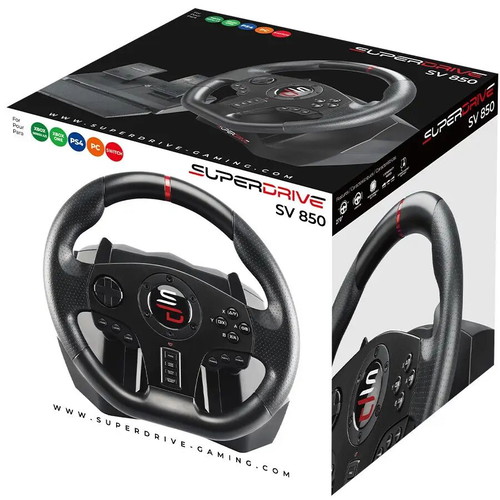 Subsonic Superdrive SV850 Racing Wheel with Pedals new for PS4 Xbox Switch PC