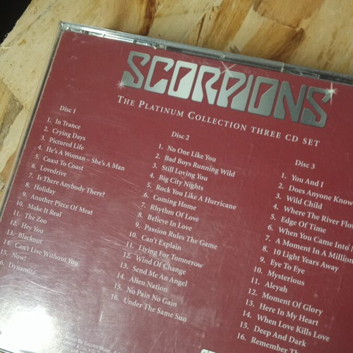 Scorpions The Platinum Collection 3CD used rock hits