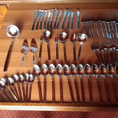 Nirosta Edelstahl cutlery set 70 pieces like new stainless steel