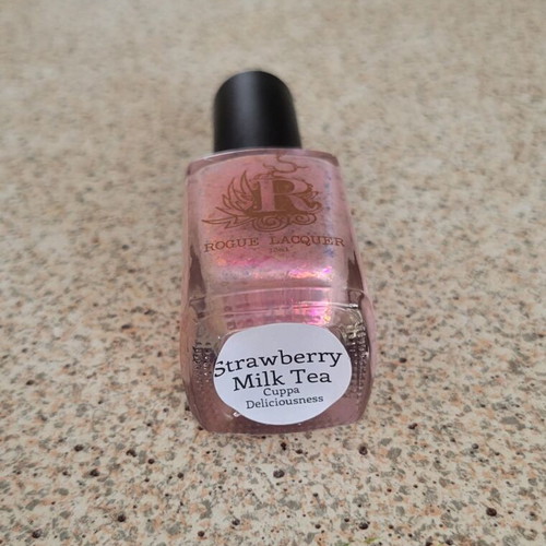 Rogue Lacquer Strawberry Milk Tea nail polish like new