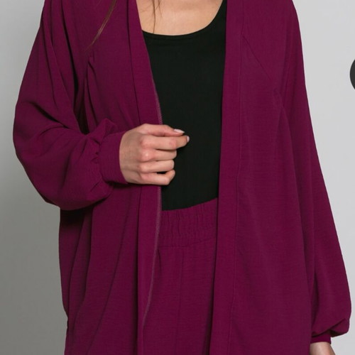 Gofre kimono magenta like new, size XL
