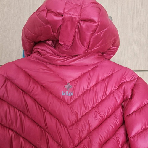 Kilpi women's snow jacket used, size 36, fuchsia with blue details