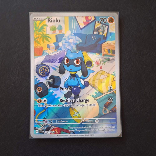 Κάρτα Riolu Illustration holographic καινούργια